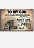 Motivation Letter From Trucker Father To His Son Gift For Birthday Full Month 02