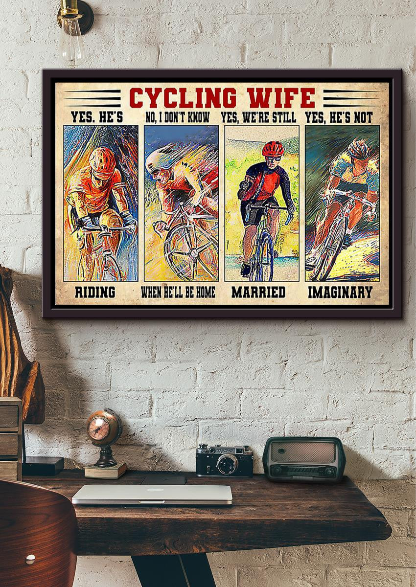 Cycling Wife Funny Quote For Athletes's Wife Gift For Valentine Wedding Anniversary