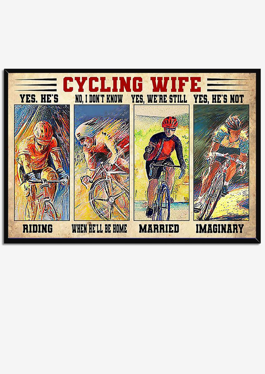 Cycling Wife Funny Quote For Athletes's Wife Gift For Valentine Wedding Anniversary
