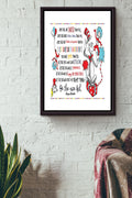 Its Does Matter Just Be The Nice Kid Poster - Decor Wall Art - Gift For Child Kids Family Bedroom Decor Framed Matte Canvas Framed Prints, Canvas