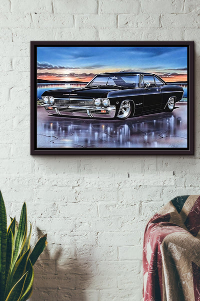 1969 Chevrolet Camaro Poster n Framed Matte Canvas