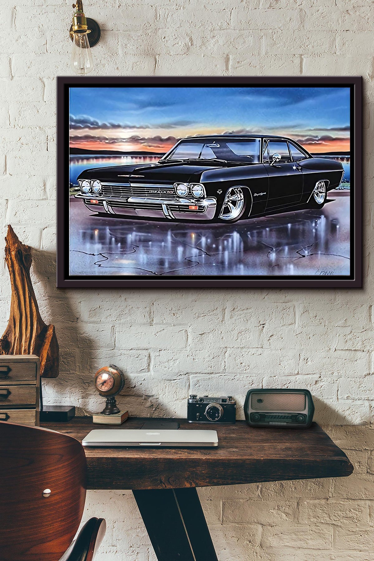 1969 Chevrolet Camaro Poster n Framed Matte Canvas