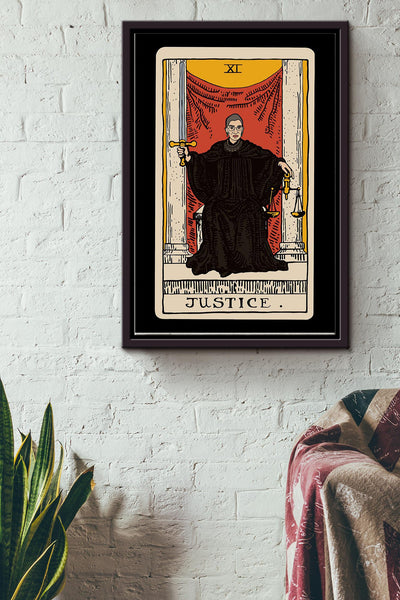 Justice RBG - rbg quotes about women Framed Matte Canvas