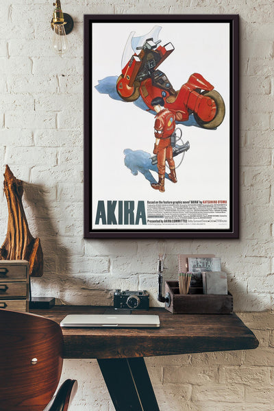 AKIRA Katsuhiro Otomo Art Print Japanese Poster Framed Matte Canvas