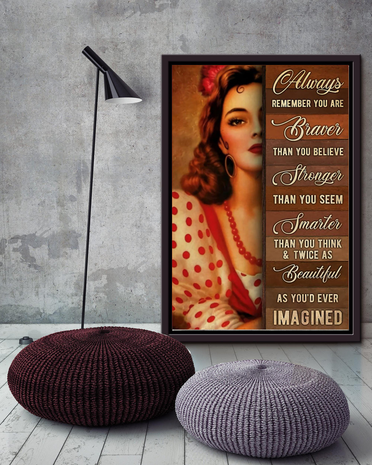 Always Remember You Art Motivation Quote Wall Art For Home Decor Housewarming Framed Canvas Framed Prints, Canvas