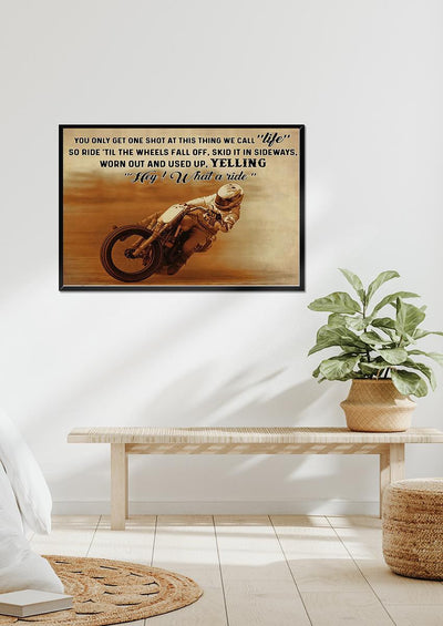 Motorcycle What A Ride For Car Decor Auto Decor Mechanic Gift Garage Decor