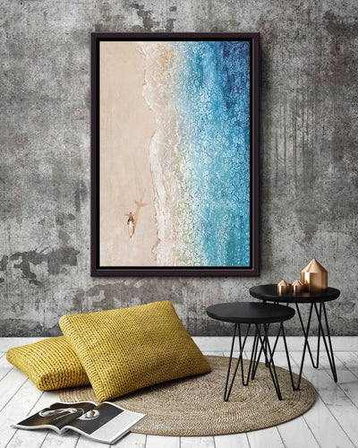 Beautiful Beach Side Travelling Wall Art Gift For Tourists Souvenir Framed Canvas Framed Prints, Canvas
