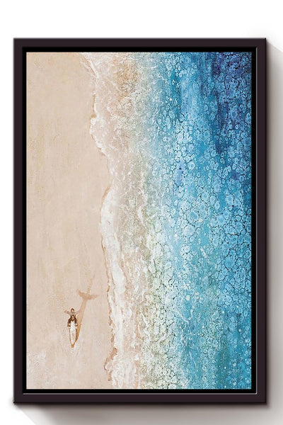 Beautiful Beach Side Travelling Wall Art Gift For Tourists Souvenir Framed Canvas Framed Prints, Canvas