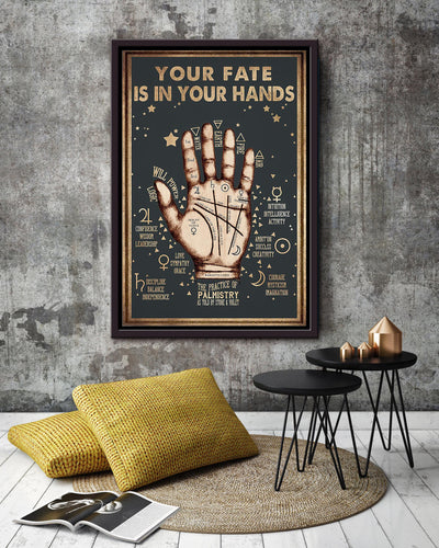 Your Rate In Your Hand Halloween Wall Decor Gift For Pumpkin Carving Ideas Halloween Decorations Haunted Houses Framed Canvas