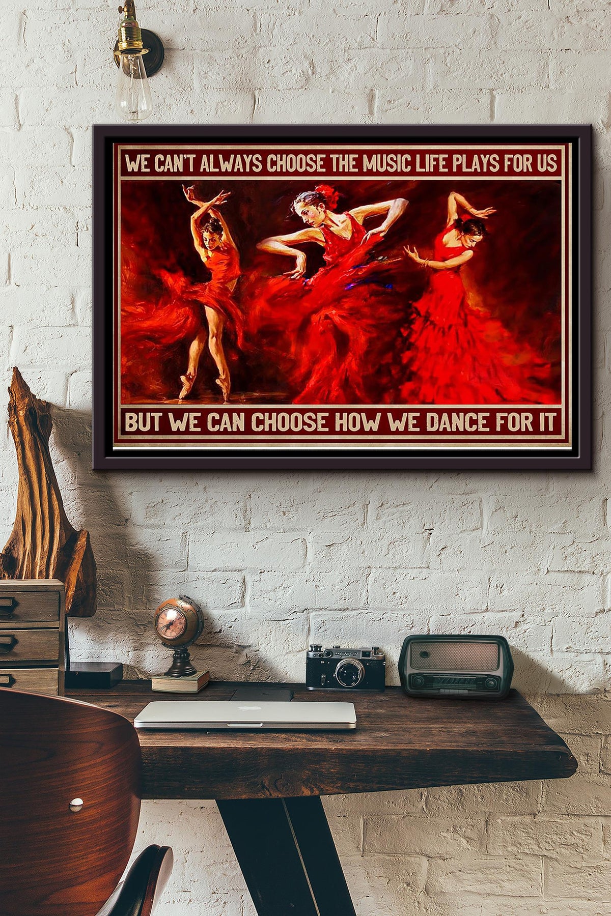We Cant Always Choose The Music Life Plays For Us But We Can Choose How We Dance To It Folk Dance Of Mexico Poster n Framed Matte Canvas
