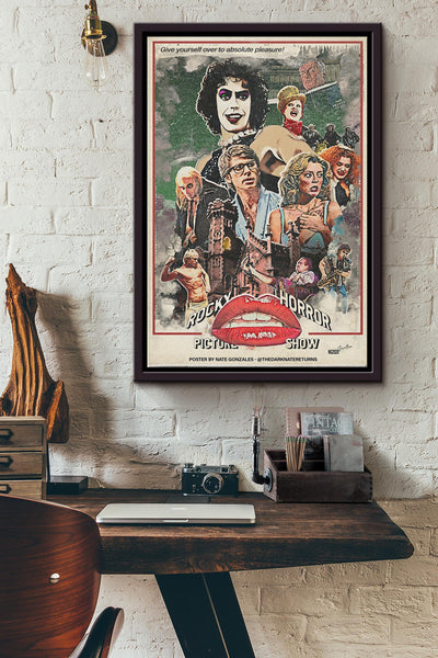 Rocky Horror Picture Show Legend For Fan Poster Framed Matte Canvas