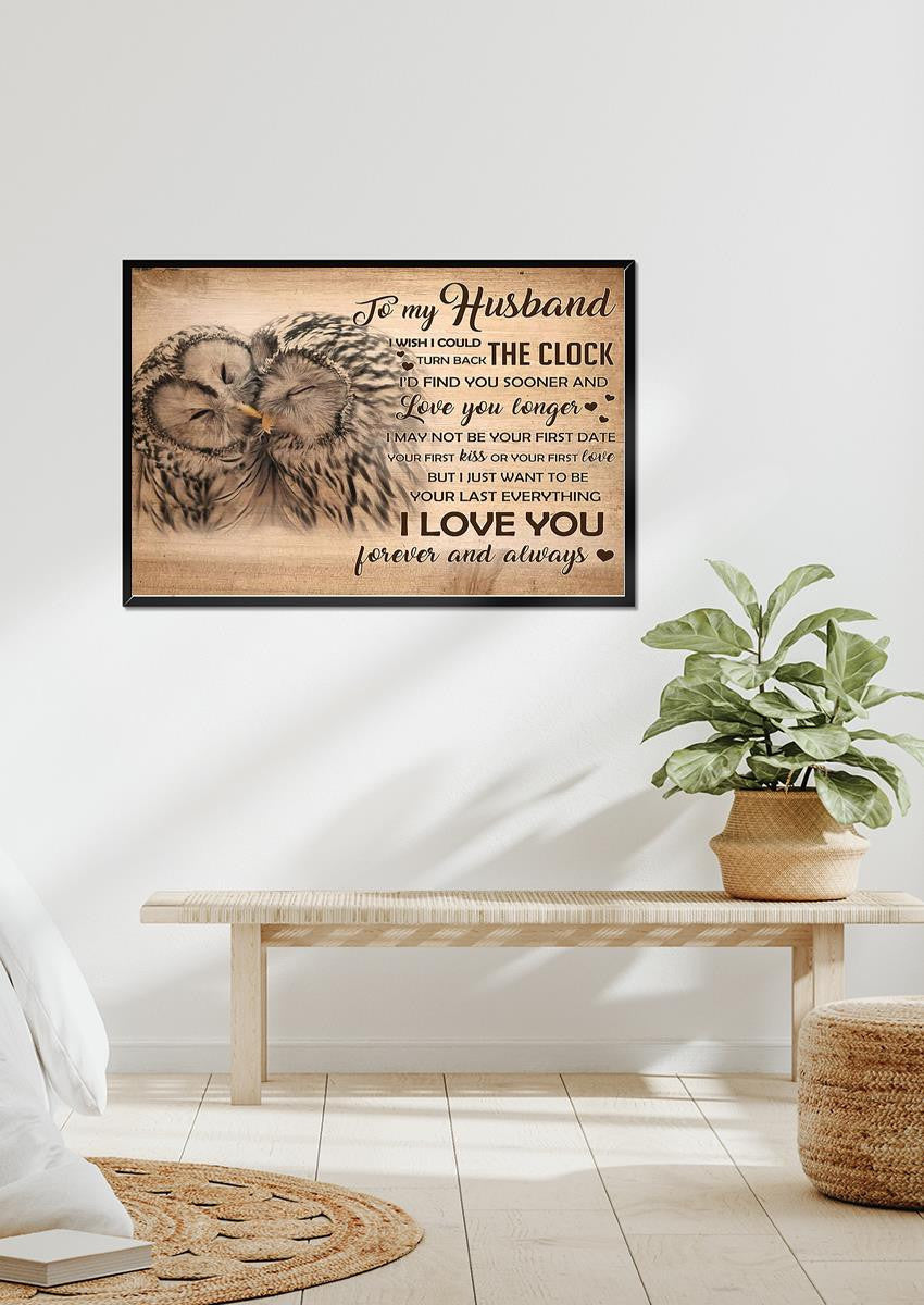 Owl Couple Loving Letter From Wife To Husband Gift For Valentine Wedding Anniversary