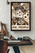 Six Olws Ew People Ew Human Poster Framed Matte Canvas