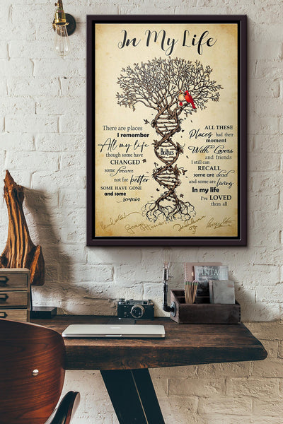 Iml Vertical Poster Framed Matte Canvas