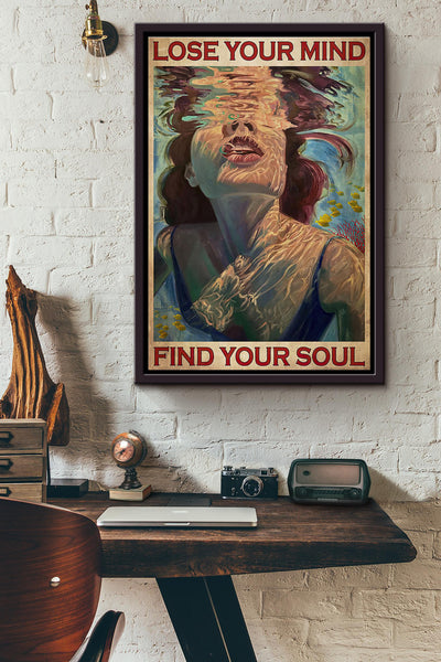Some Girls Born With Hawaii Poster Framed Matte Canvas