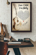 Rod Stewart Have I Told You Lately Lyrics Poster Framed Matte Canvas