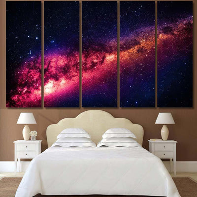 Lorikeet Galaxy Elements This Image Furnished 1 Galaxy Sky and Space Multi Piece Panel Canvas Home Decor Housewarming Gift Ideas Poster Canvas Gallery Prints