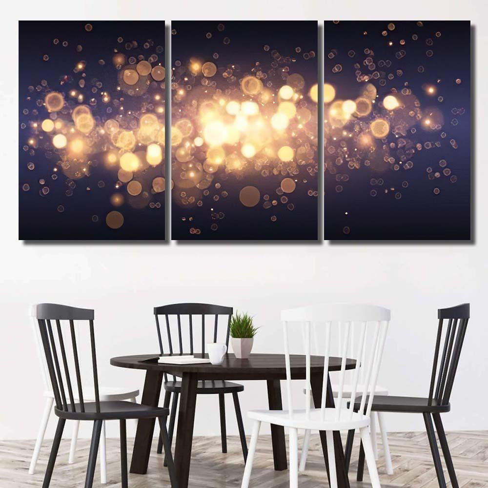 Light Gold Background 1 Galaxy Sky and Space Multi Piece Panel Canvas Home Decor Housewarming Gift Ideas Poster Canvas Gallery Prints