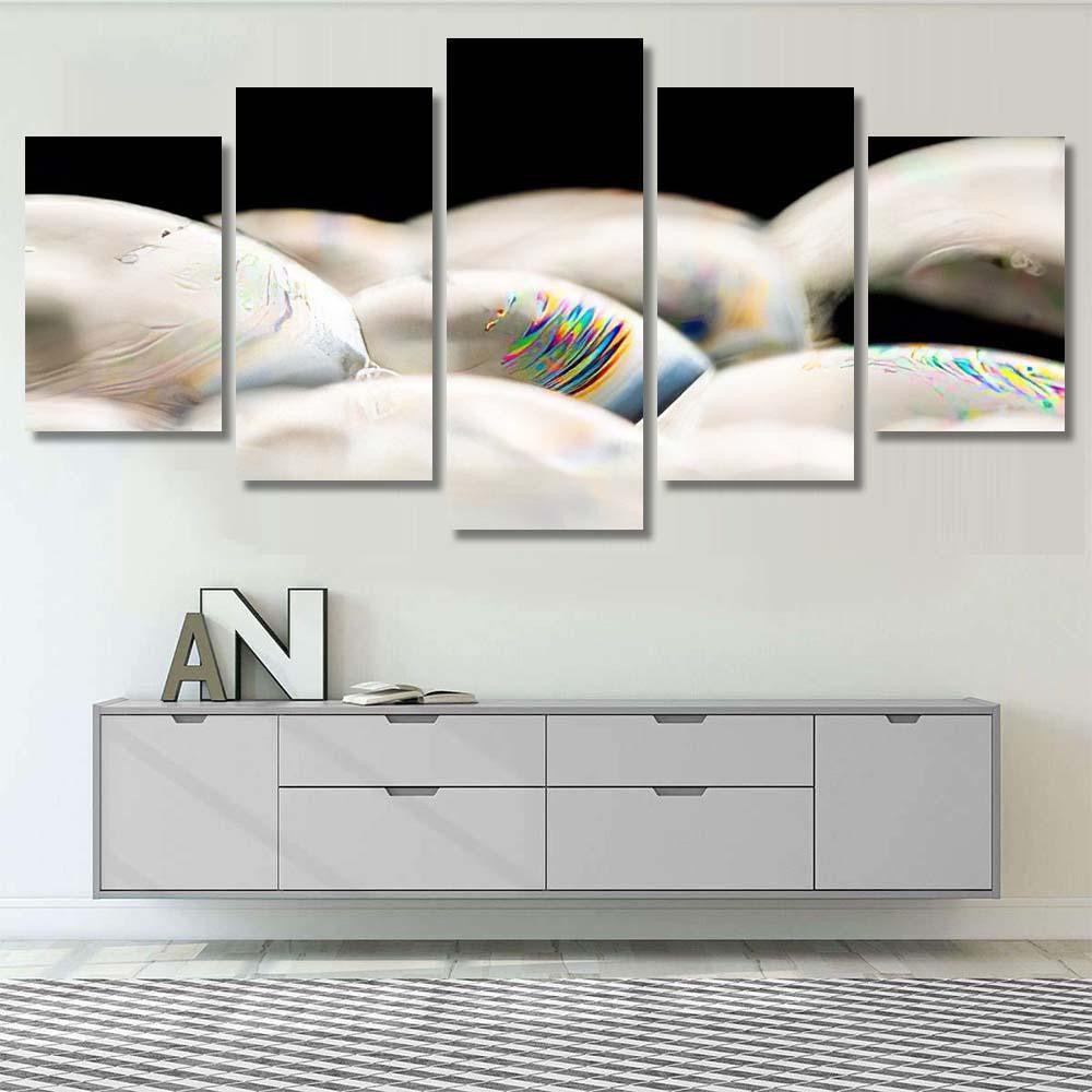 Psychedelic Abstract Planet Soap Bubble Light 35 Galaxy Sky and Space Multi Piece Panel Canvas Home Decor Housewarming Gift Ideas Poster Canvas Gallery Prints
