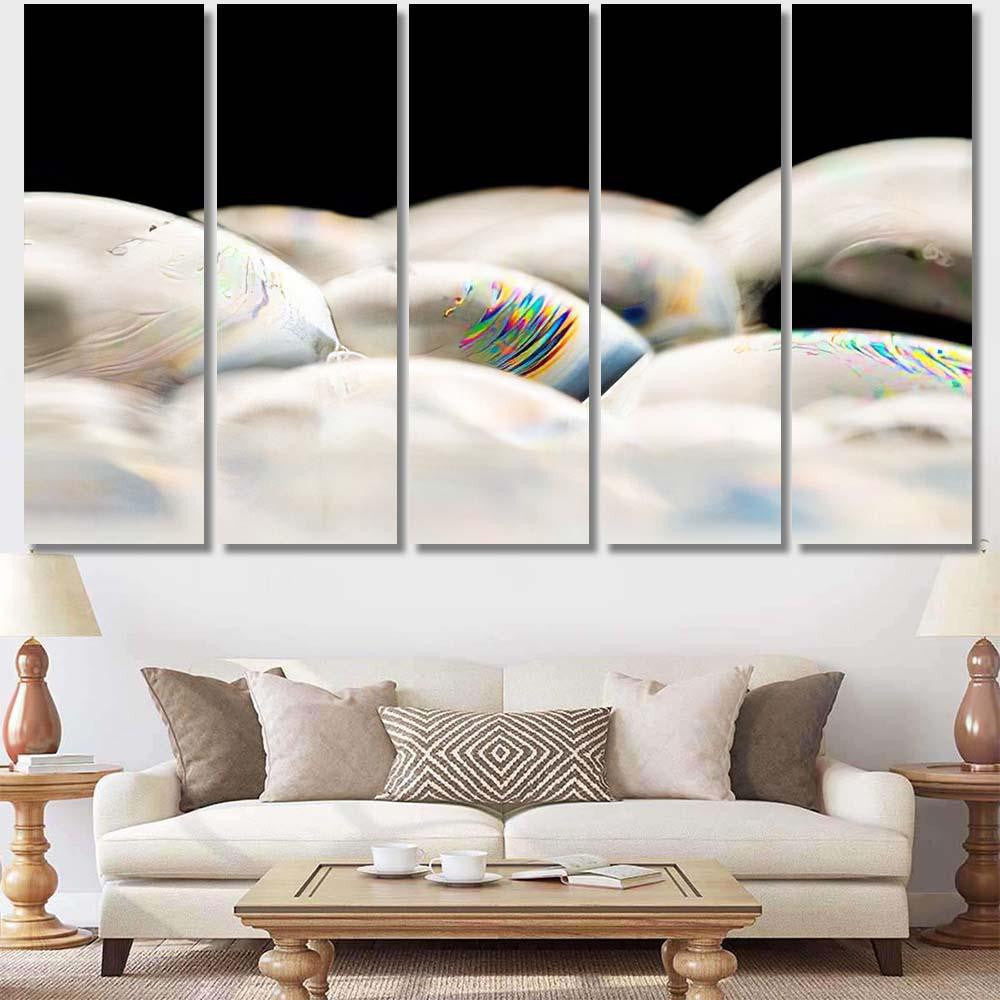 Psychedelic Abstract Planet Soap Bubble Light 35 Galaxy Sky and Space Multi Piece Panel Canvas Home Decor Housewarming Gift Ideas Poster Canvas Gallery Prints