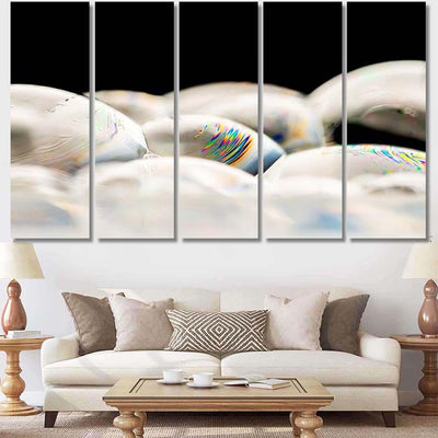 Psychedelic Abstract Planet Soap Bubble Light 35 Galaxy Sky and Space Multi Piece Panel Canvas Home Decor Housewarming Gift Ideas Poster Canvas Gallery Prints