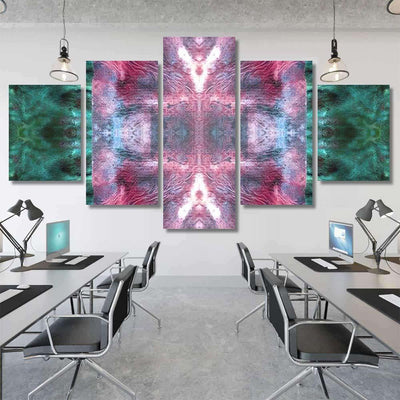 Psychedelic Endless Tone Rainbow Skin On Galaxy Sky and Space Multi Piece Panel Canvas Home Decor Housewarming Gift Ideas Poster Canvas Gallery Prints
