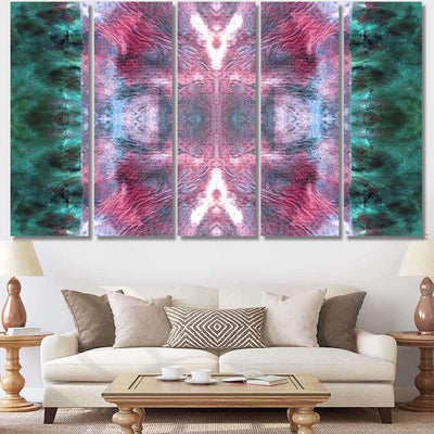 Psychedelic Endless Tone Rainbow Skin On Galaxy Sky and Space Multi Piece Panel Canvas Home Decor Housewarming Gift Ideas Poster Canvas Gallery Prints