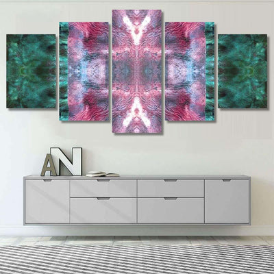 Psychedelic Endless Tone Rainbow Skin On Galaxy Sky and Space Multi Piece Panel Canvas Home Decor Housewarming Gift Ideas Poster Canvas Gallery Prints