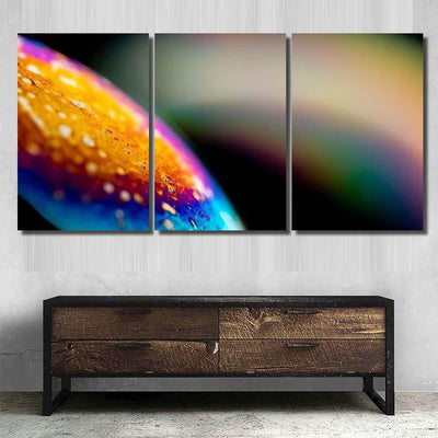 Psychedelic Abstract Planet Soap Bubble Light 22 Galaxy Sky and Space Multi Piece Panel Canvas Home Decor Housewarming Gift Ideas Poster Canvas Gallery Prints