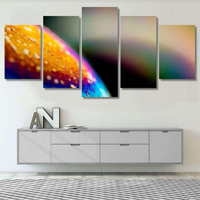 Psychedelic Abstract Planet Soap Bubble Light 22 Galaxy Sky and Space Multi Piece Panel Canvas Home Decor Housewarming Gift Ideas Poster Canvas Gallery Prints