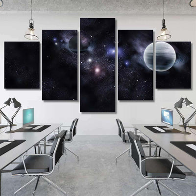 Planets Fantastic Space Elements This Image Galaxy Sky and Space Multi Piece Panel Canvas Home Decor Housewarming Gift Ideas Poster Canvas Gallery Prints