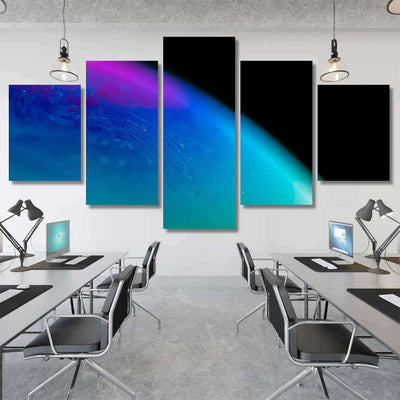 Psychedelic Abstract Planet Soap Bubble Light 24 Galaxy Sky and Space Multi Piece Panel Canvas Home Decor Housewarming Gift Ideas Poster Canvas Gallery Prints