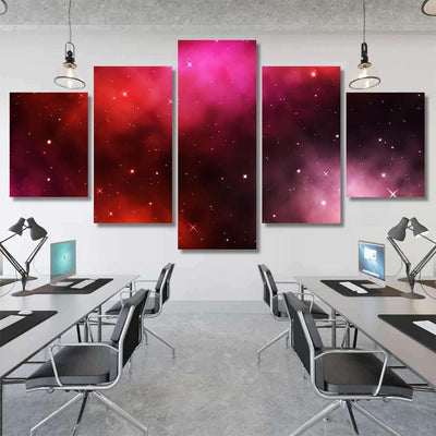 Space Galaxy Background Shining Stars Nebul A4 Galaxy Sky and Space Multi Piece Panel Canvas Home Decor Housewarming Gift Ideas Poster Canvas Gallery Prints