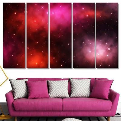 Space Galaxy Background Shining Stars Nebul A4 Galaxy Sky and Space Multi Piece Panel Canvas Home Decor Housewarming Gift Ideas Poster Canvas Gallery Prints