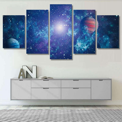 Star Field Deep Space Many Light 1 1 Galaxy Sky and Space Multi Piece Panel Canvas Home Decor Housewarming Gift Ideas Poster Canvas Gallery Prints