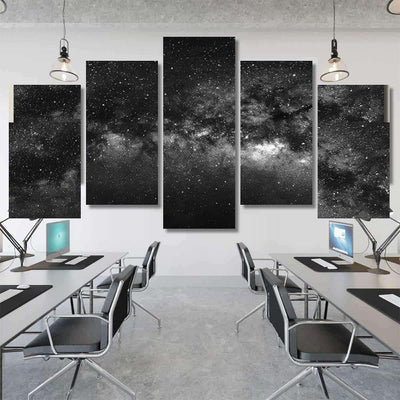 Nature View Milky Way Galaxy Star Galaxy Sky and Space Multi Piece Panel Canvas Home Decor Housewarming Gift Ideas Poster Canvas Gallery Prints