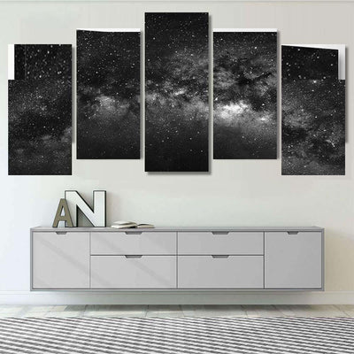 Nature View Milky Way Galaxy Star Galaxy Sky and Space Multi Piece Panel Canvas Home Decor Housewarming Gift Ideas Poster Canvas Gallery Prints