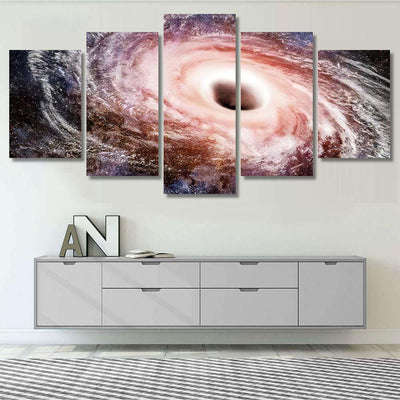 Hole Black Space Way Fiction Hydrogen 1  1 Galaxy Sky and Space Multi Piece Panel Canvas Home Decor Housewarming Gift Ideas Poster Canvas Gallery Prints