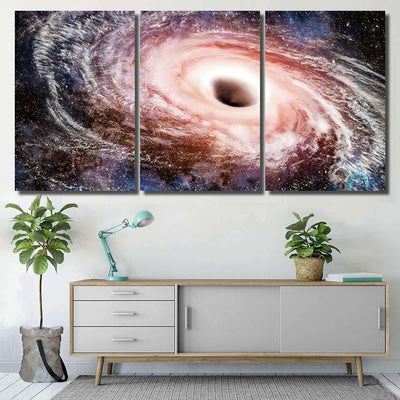 Hole Black Space Way Fiction Hydrogen 1  1 Galaxy Sky and Space Multi Piece Panel Canvas Home Decor Housewarming Gift Ideas Poster Canvas Gallery Prints