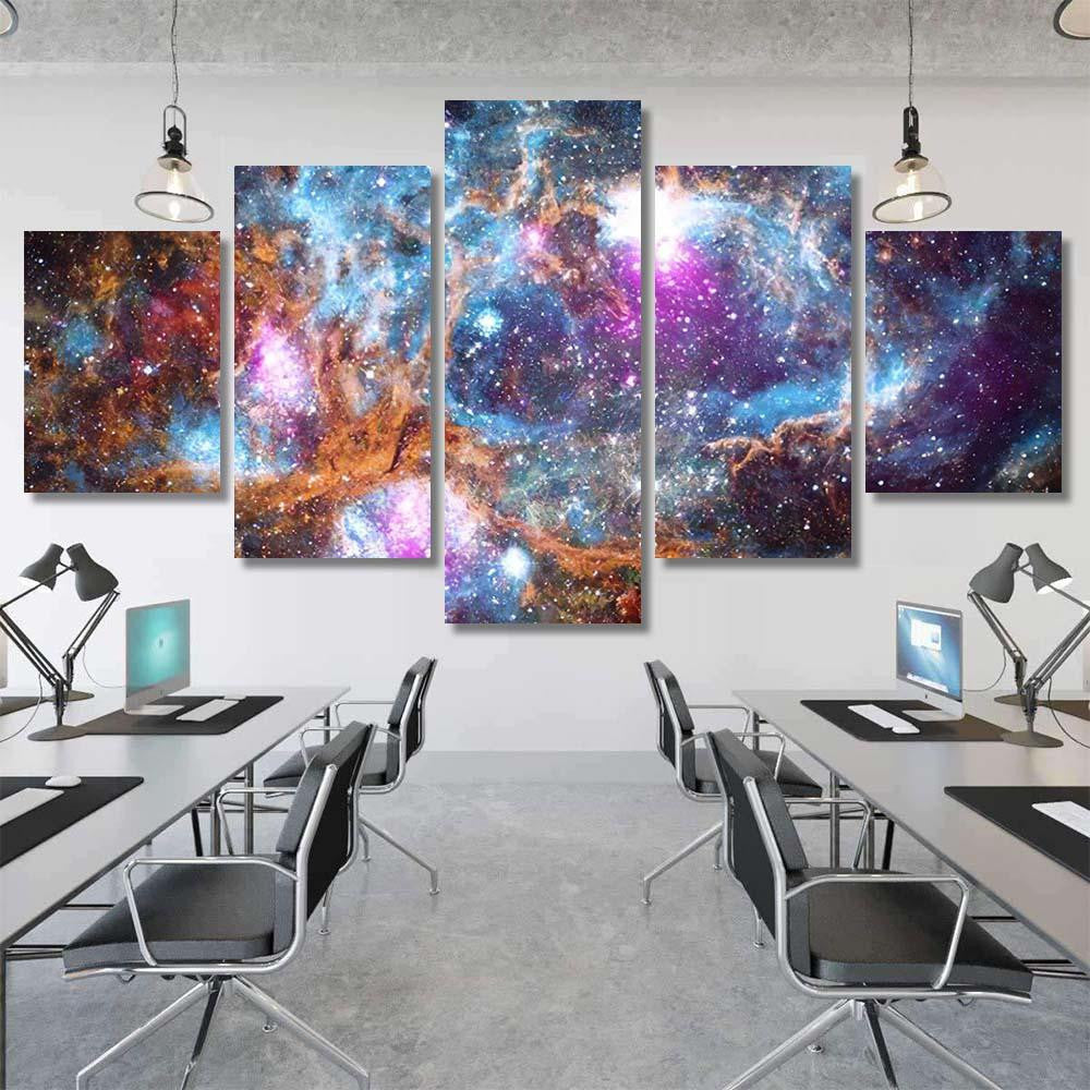 Reflection Nebula Site Star Formation Elements 1 Galaxy Sky and Space Multi Piece Panel Canvas Home Decor Housewarming Gift Ideas Poster Canvas Gallery Prints