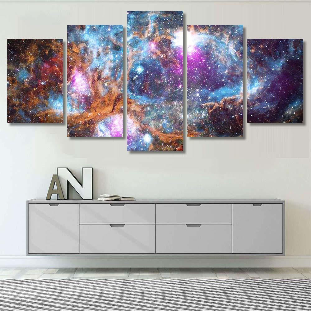 Reflection Nebula Site Star Formation Elements 1 Galaxy Sky and Space Multi Piece Panel Canvas Home Decor Housewarming Gift Ideas Poster Canvas Gallery Prints