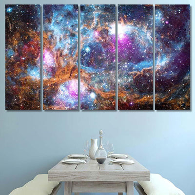 Reflection Nebula Site Star Formation Elements 1 Galaxy Sky and Space Multi Piece Panel Canvas Home Decor Housewarming Gift Ideas Poster Canvas Gallery Prints