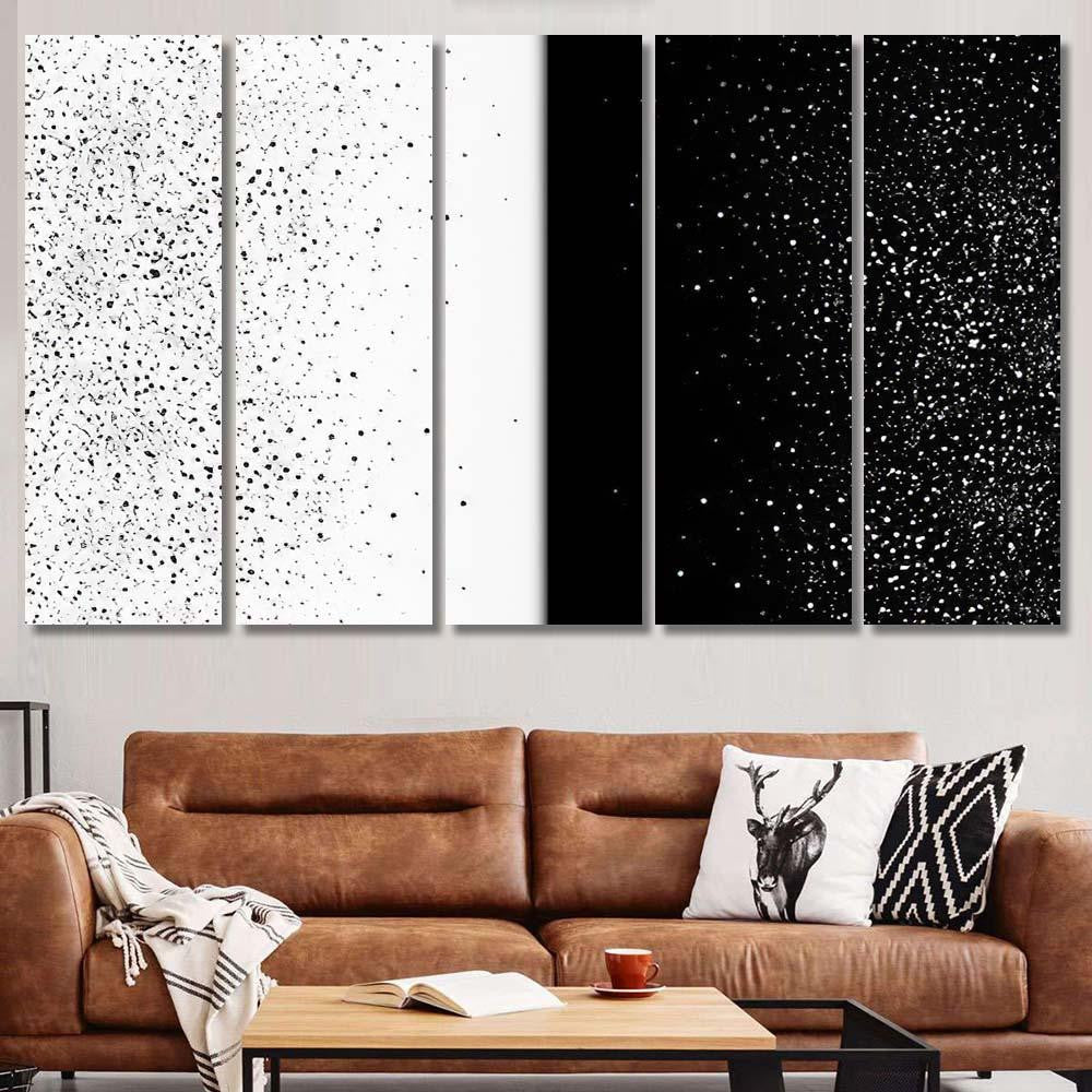 Stars Dust Scattered Glitter Comet Galaxy Galaxy Sky and Space Multi Piece Panel Canvas Home Decor Housewarming Gift Ideas Poster Canvas Gallery Prints