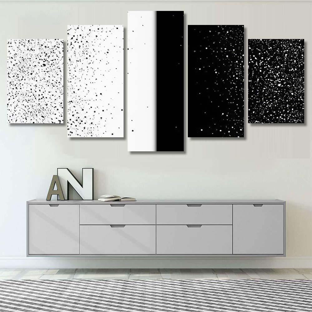 Stars Dust Scattered Glitter Comet Galaxy Galaxy Sky and Space Multi Piece Panel Canvas Home Decor Housewarming Gift Ideas Poster Canvas Gallery Prints