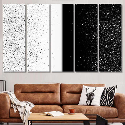 Stars Dust Scattered Glitter Comet Galaxy Galaxy Sky and Space Multi Piece Panel Canvas Home Decor Housewarming Gift Ideas Poster Canvas Gallery Prints