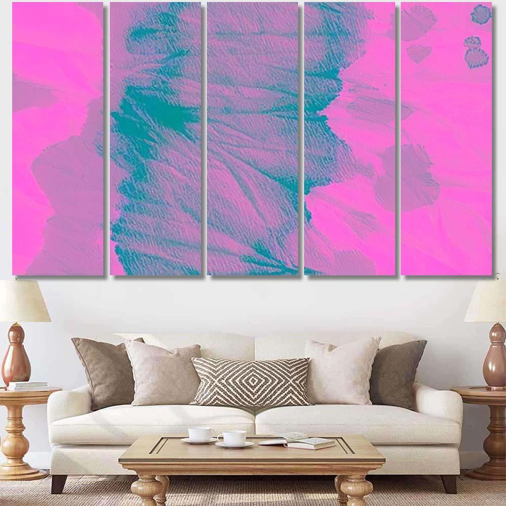 Neon Tie Dye Background Abstract Distressed Galaxy Sky and Space Multi Piece Panel Canvas Home Decor Housewarming Gift Ideas Poster Canvas Gallery Prints