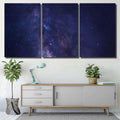 Stars Space Dust Universe Milky Way Galaxy Sky and Space Multi Piece Panel Canvas Home Decor Housewarming Gift Ideas Poster Canvas Gallery Prints