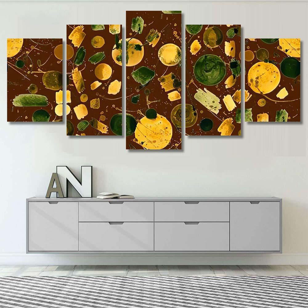 Hand Abstract Watercolor Galaxy Planets 11 Galaxy Sky and Space Multi Piece Panel Canvas Home Decor Housewarming Gift Ideas Poster Canvas Gallery Prints