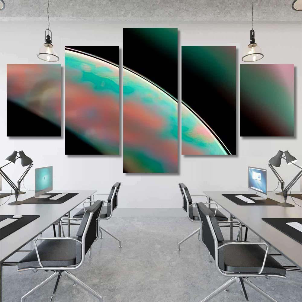 Psychedelic Abstract Planet Soap Bubble Light 33 Galaxy Sky and Space Multi Piece Panel Canvas Home Decor Housewarming Gift Ideas Poster Canvas Gallery Prints
