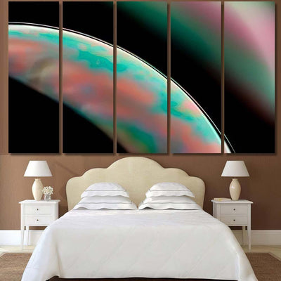 Psychedelic Abstract Planet Soap Bubble Light 33 Galaxy Sky and Space Multi Piece Panel Canvas Home Decor Housewarming Gift Ideas Poster Canvas Gallery Prints